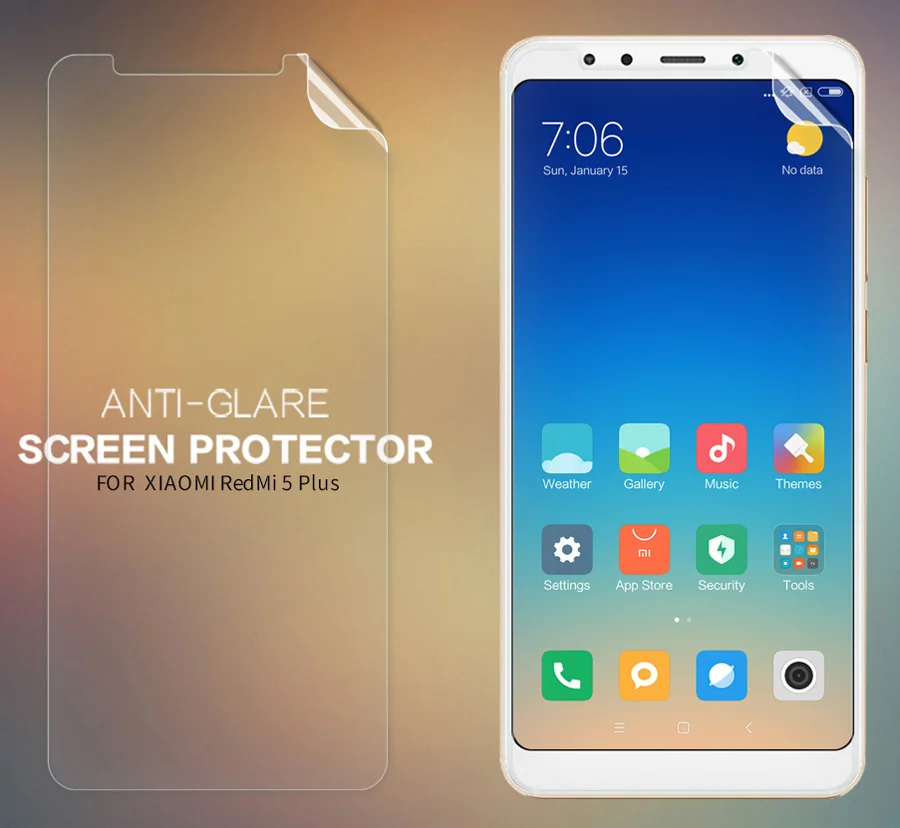 Nillkin матовая HD прозрачная защитная пленка для экрана Xiaomi Redmi 5 Plus 7 99 дюймов мягкий