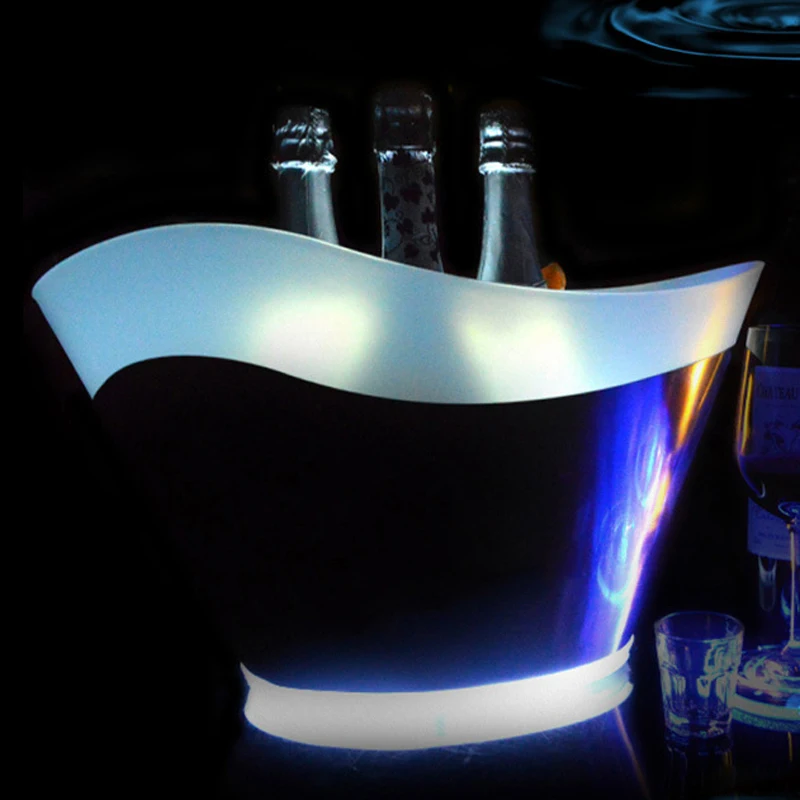 12 л очень большое светодиодное ведро для льда заряжаемое устройство охлаждения