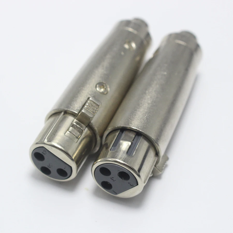 Металлический 3 контактный разъем EClyxun 1 шт. гнездовой XLR для RCA музыкального стола