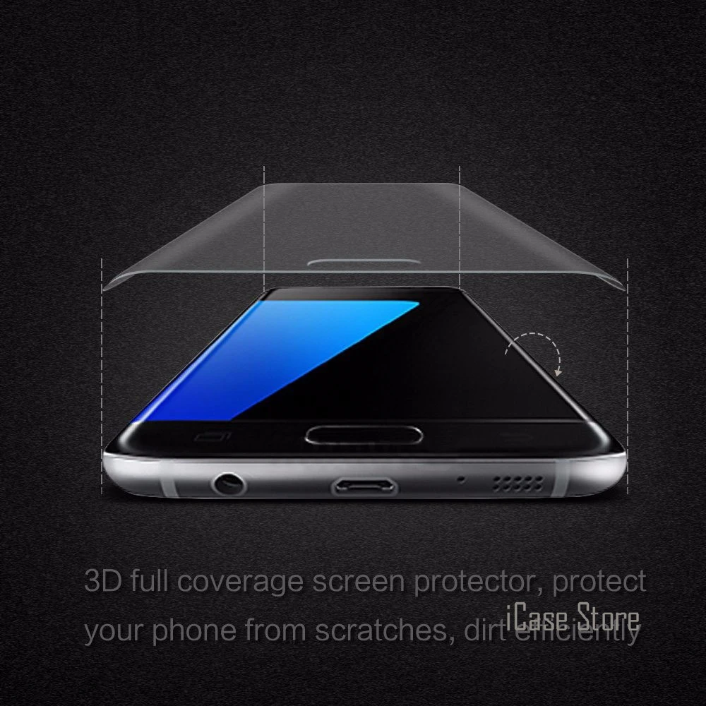 3D закругленные края Полное покрытие экрана Премиум Закаленное стекло для samsung Galaxy S7 Edge G9350 S7edge Защитная пленка для экрана
