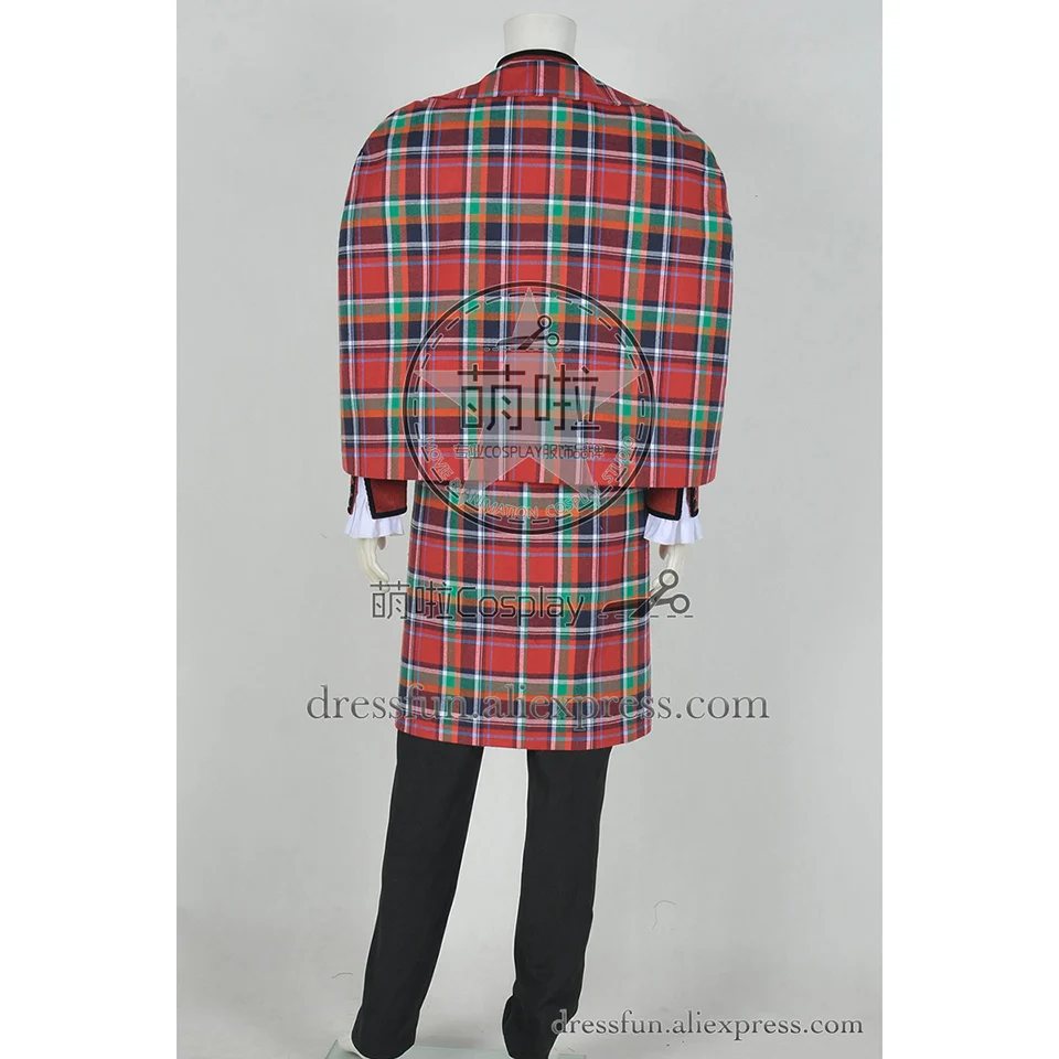 Кто купить доктор Косплей 3-й третий Доктор Джон костюм пертви в сетку Пальто