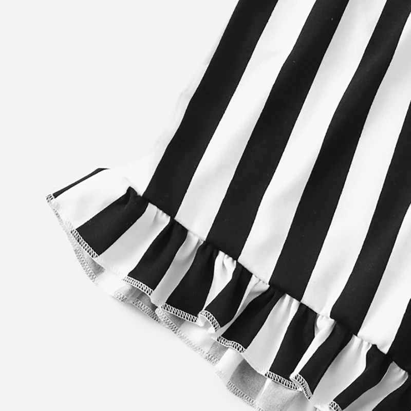 Dotfashion, графическая футболка и шорты в полоску с оборками, PJ набор, лето, Женская Повседневная бежевая ночная рубашка с круглым вырезом и коротким рукавом