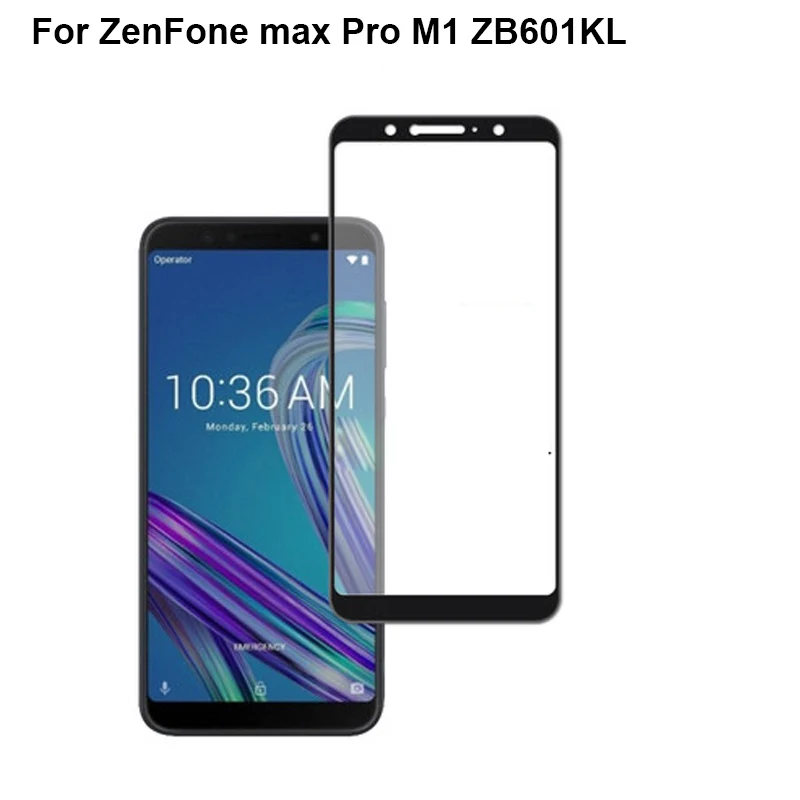 

2 шт. для ASUS Zenfone Max Pro M1 ZB601KL закаленное стекло с полным покрытием Закаленное стекло пленка для экрана M 1 ZB 601KL
