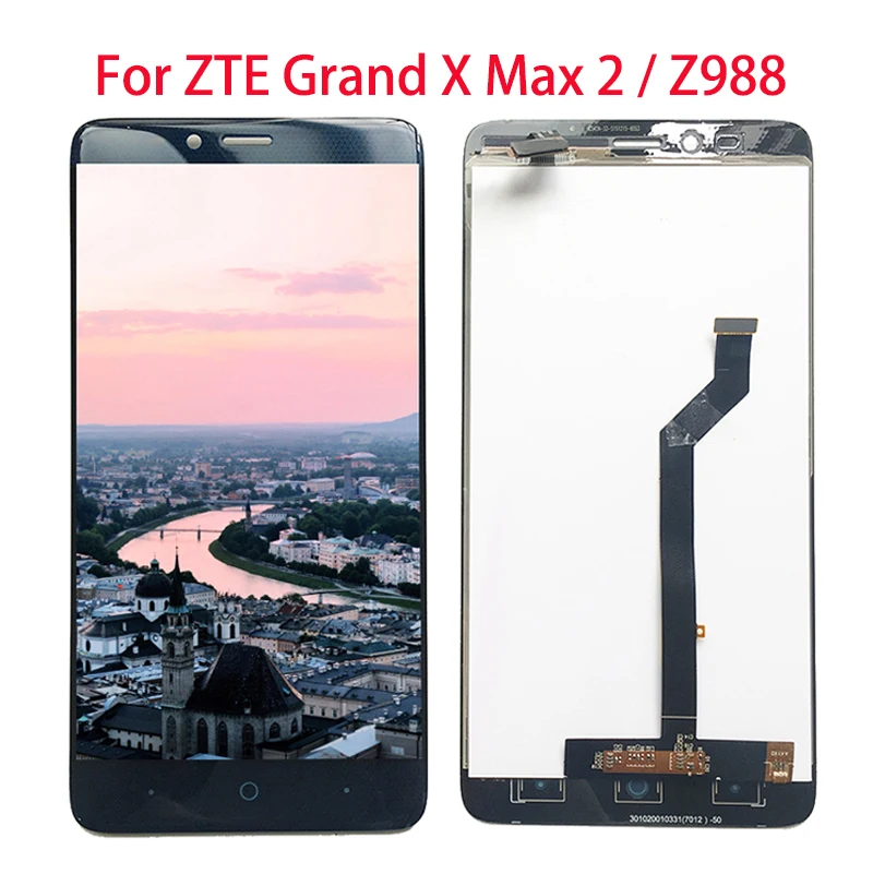 Высокое качество для ZTE Grand X Max 2 Z988 ЖК дисплей и кодирующий преобразователь