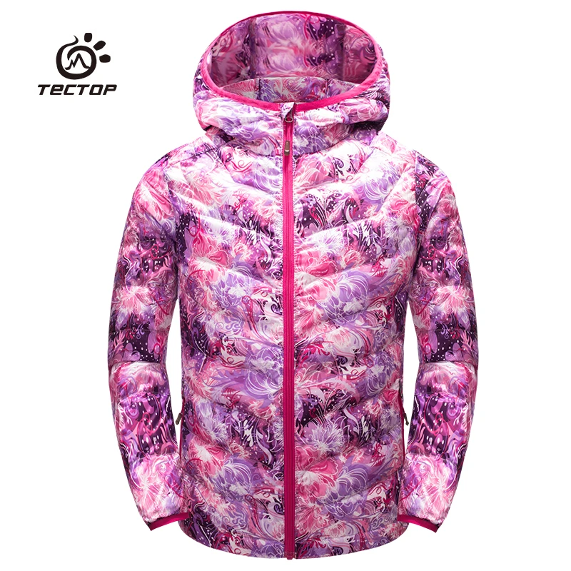 Tectop/осенне-зимнее камуфляжное пуховое пальто детская дышащая удобная теплая