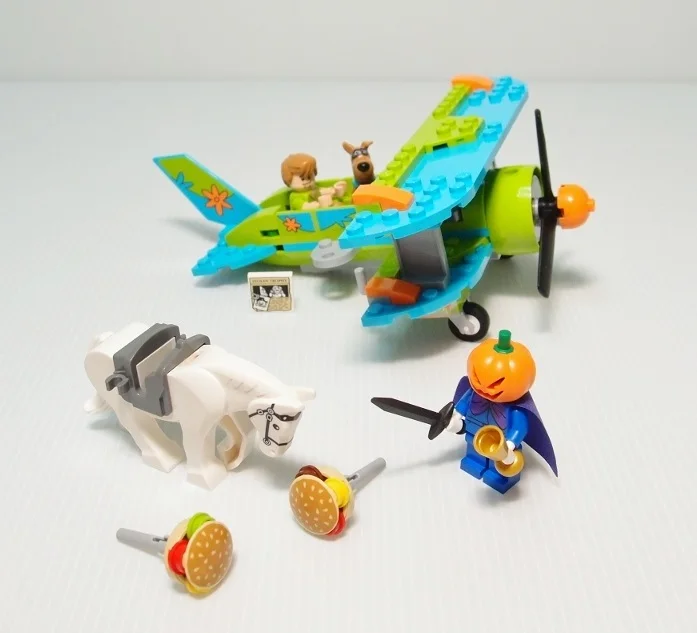 Bela Scooby Doo Mystery Plane adventures строительный комплект совместимые Legoings 75901 Конструкторы
