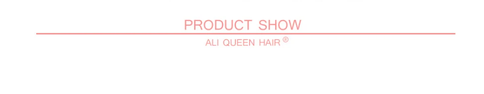 Ali queen hair 3 шт. человеческие волосы Связки с фронтальным кружевом закрытие часть предварительно сорванные волосы линия Бразильский Натуральный волнистый волосы remy