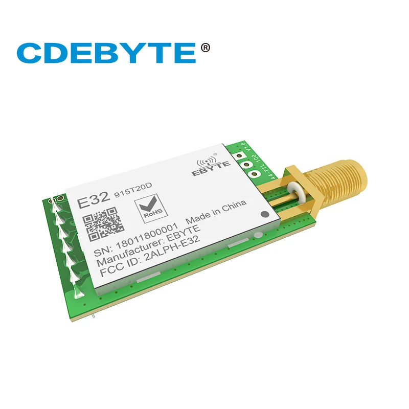 E32 915T20D Lora большой диапазон UART SX1276 915 МГц 100 мВт SMA антенна IoT uhf беспроводной