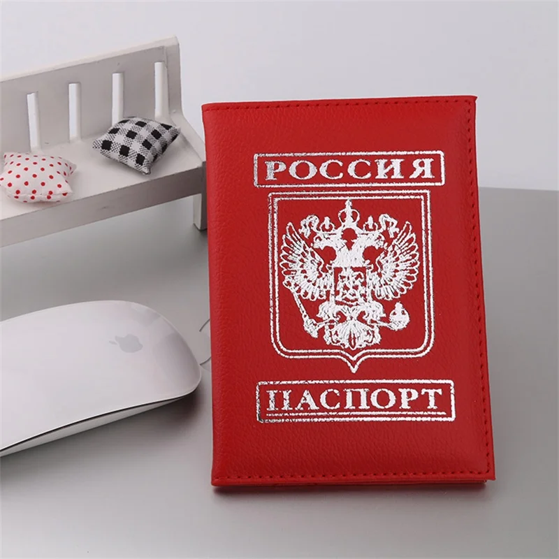 Горячая Распродажа чехол держатель для паспорта для России Обложка для паспорта ID карта для документов Россия Держатель для паспорта чехол для авиа билета 10 цветов