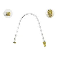 brand new 1pc sma female nut to mmcx male right angle pigtail cable adapter plug 153050100cm low loss high quality