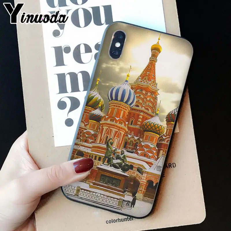 A8 Yinuoda, чехол для телефона с изображением ночного телефона из Российской Федерации, в Москву, с изображением СПб, для Apple iPhone 8, 7, 6, 6S Plus, X, XS, MAX, 5, 5S, SE, XR, чехол - Цвет: A8