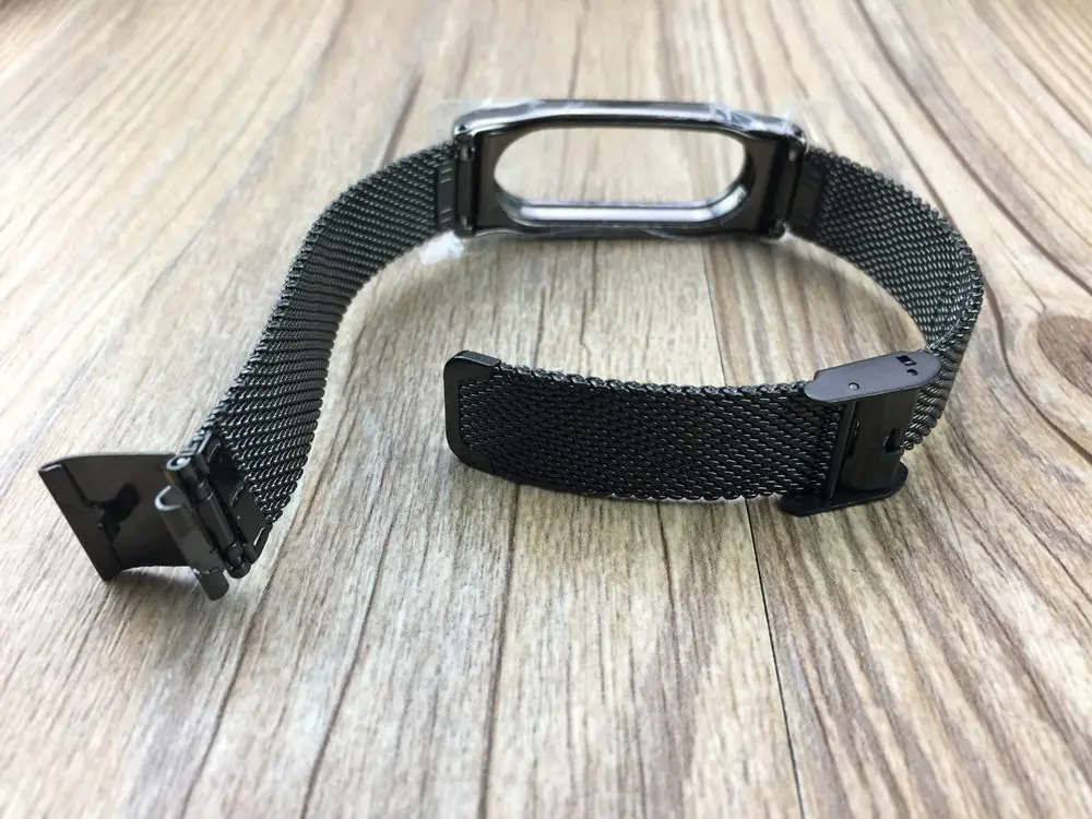 Оригинальный металлический браслет Mi band 2 из нержавеющей стали для Xiaomi Band