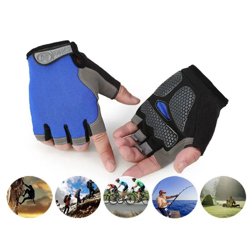 Новые велосипедные перчатки ультратонкие с открытыми пальцами противоударные