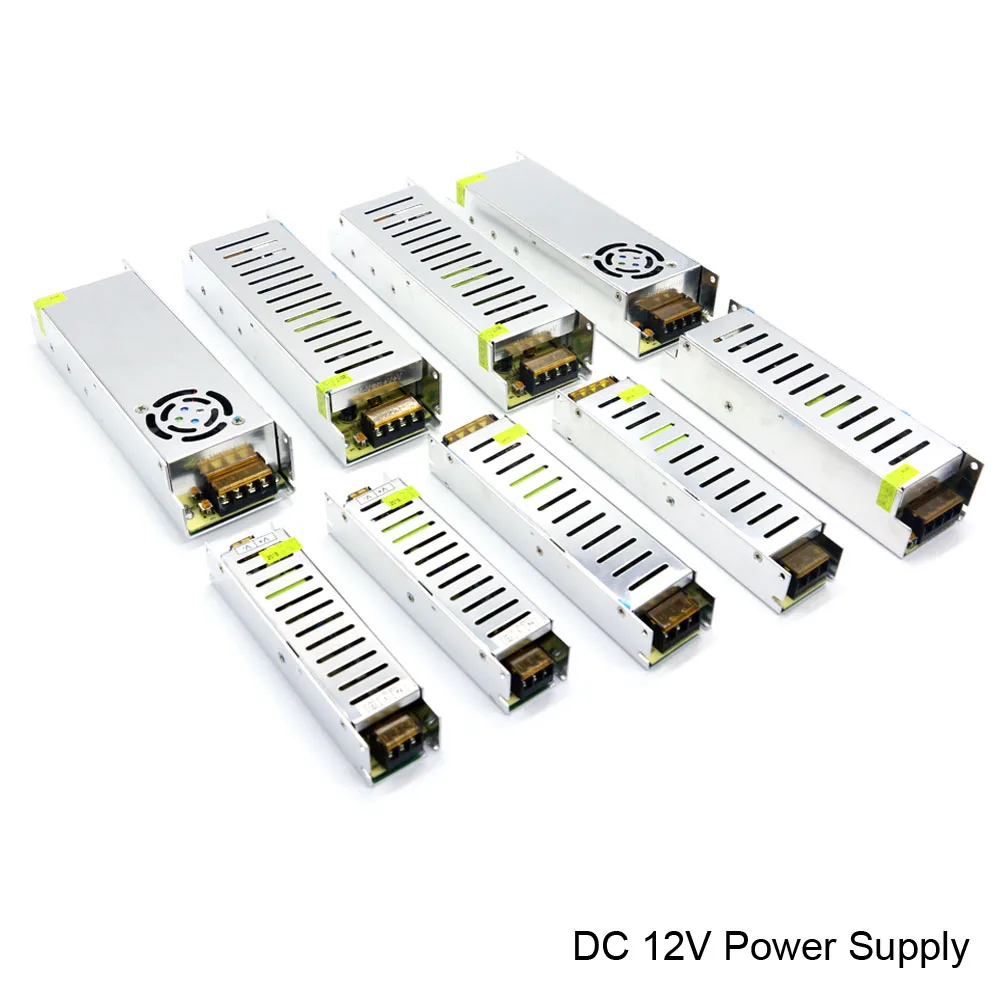 AC к DC 12V адаптер переключатель питания выход 60W 100W 120W 150W 200W 240W 360W импульсный