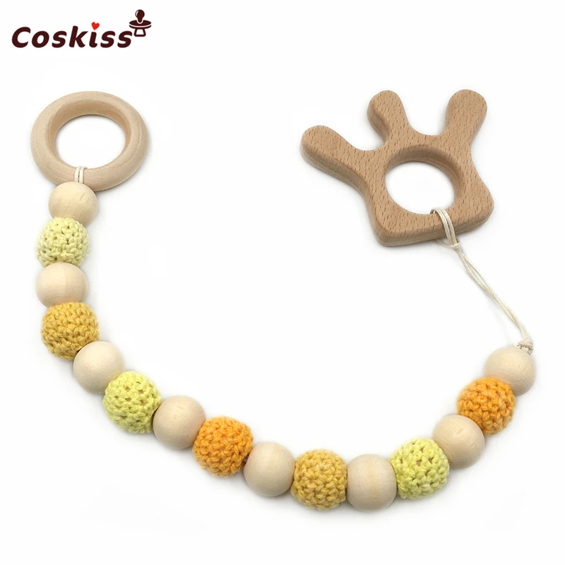 6 шт. деревянные детские кольца прорезыватели для зубов|teething toys|baby teething toysinfant teethers