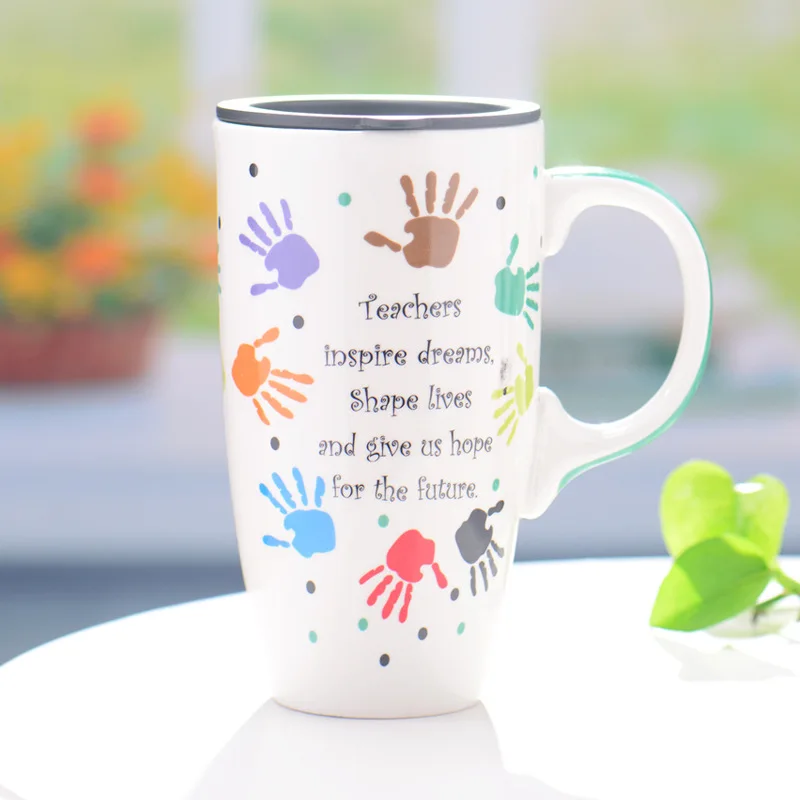 1 шт. керамическая кружка для кофе с большой ручкой | Дом и сад