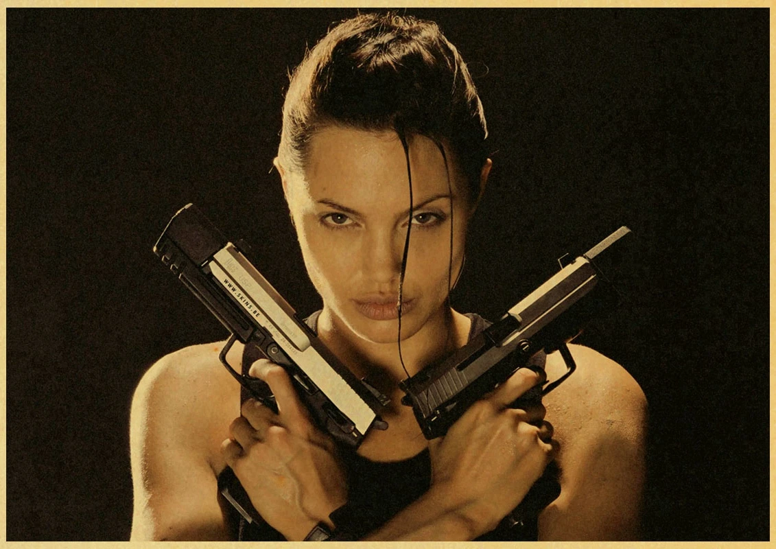 B002 Angelina Jolie винтажные плакаты ретро постеры печать настенная живопись Высокое качество декор плакат для дома индивидуальное украшение комнаты - Цвет: B002