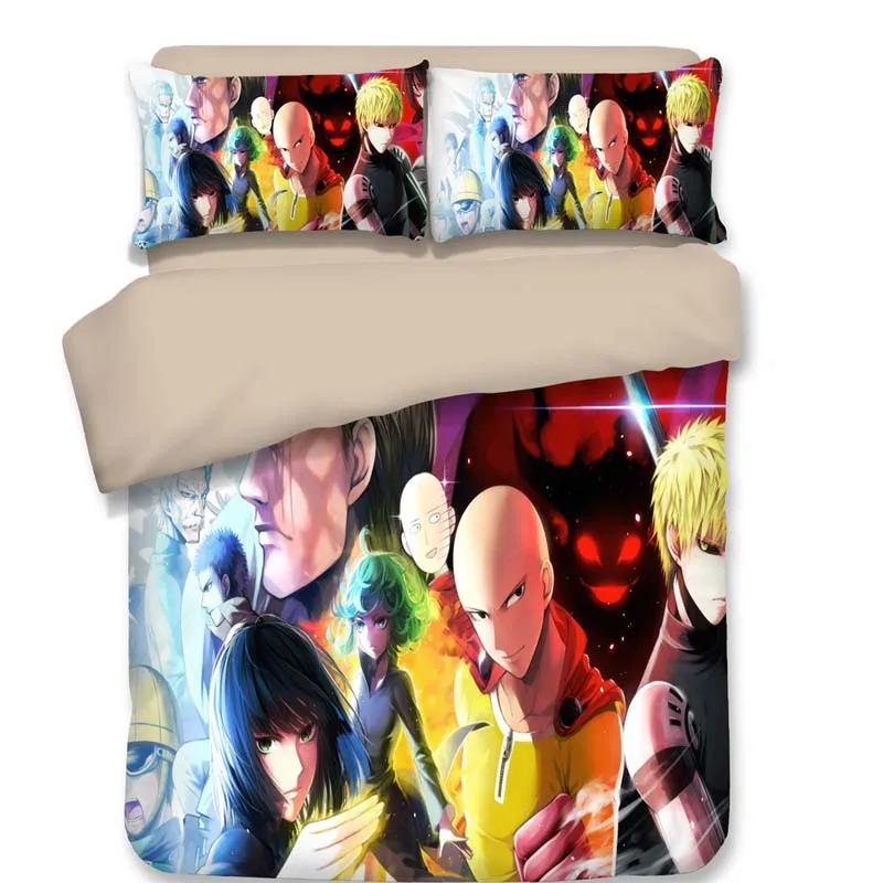 22 ONE PUNCH MAN Комплект постельного белья, пододеяльник, наволочки, мультяшное аниме одеяло, Комплект постельного белья s, постельное белье(без простыни - Цвет: 22