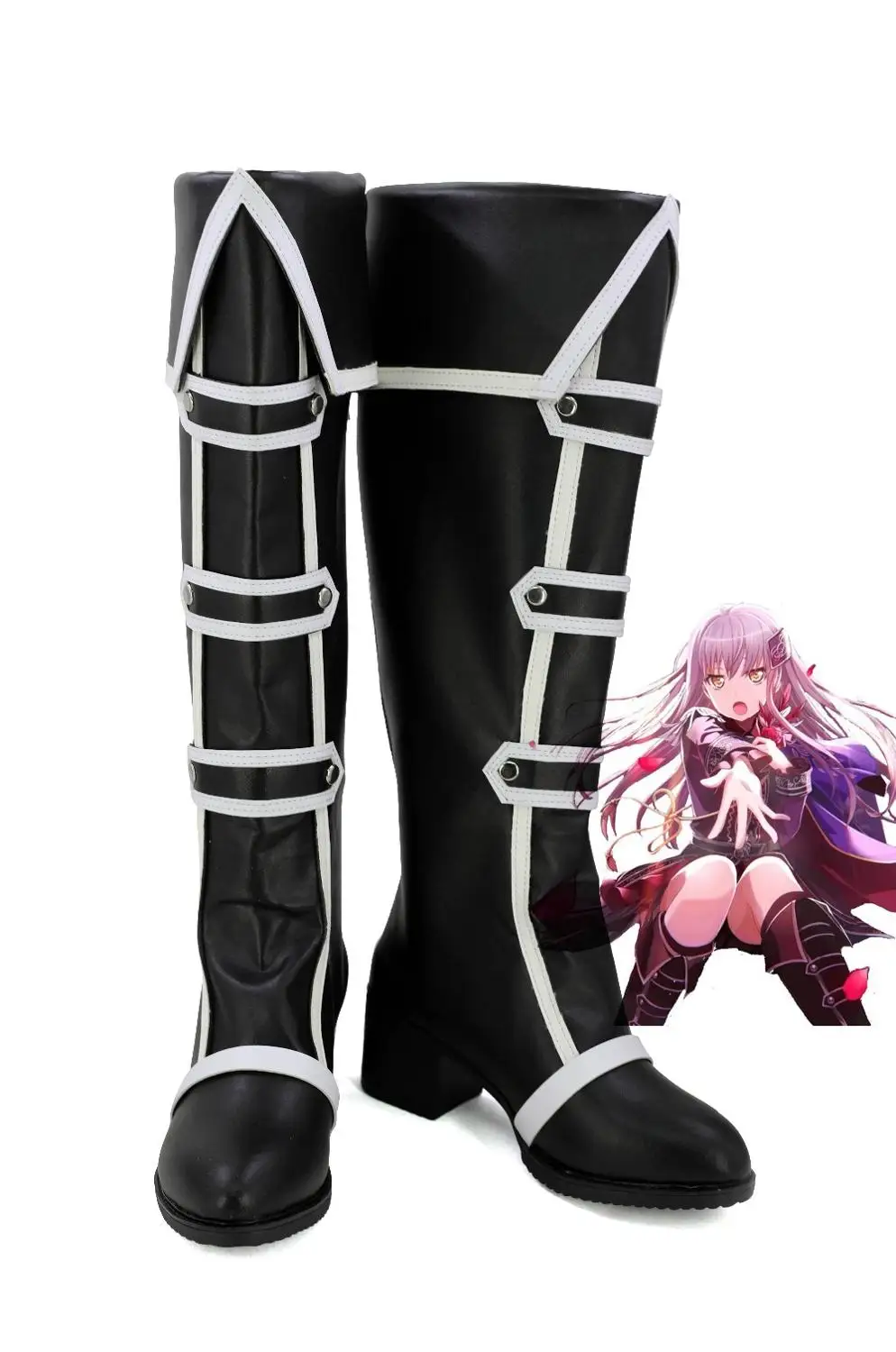 

Anime BanG Dream! Roselia Cosplay Long Boots Shoes European Size
