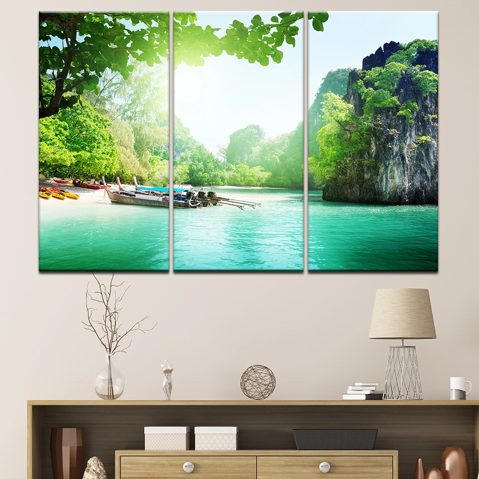 Картина на холсте Скаутинг Легион и атака Титанов 3 шт. Настенная картина