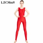 LZCMsoft женский блестящий черный комбинезон с мешалью для йоги цельный комбинезон Комбинезоны для взрослых комбинезон из спандекса спортивный без молнии