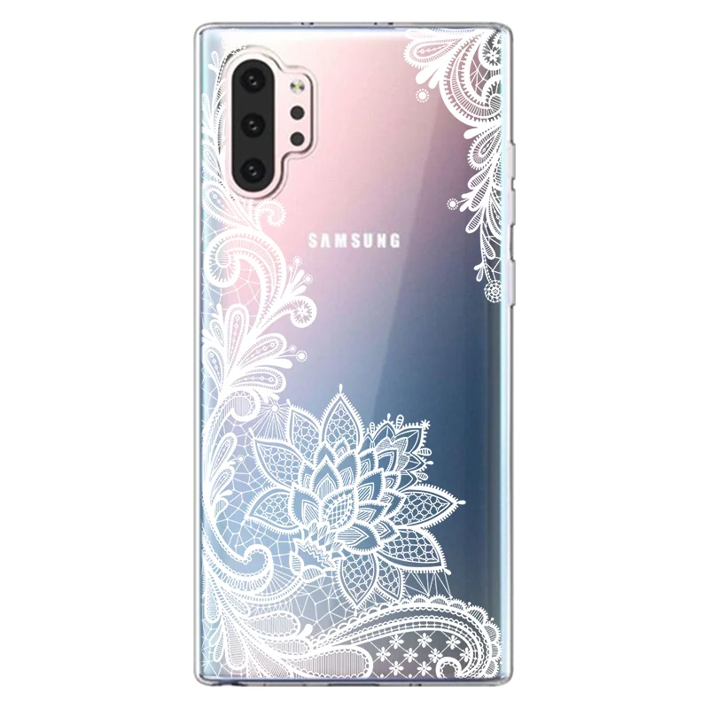sxhua-ba Мандала кружевное платье с цветочным рисунком в виде ракушки для samsung Galaxy Note 10 Pro для samsung Galaxy A70 A60 A50 A40 A30 A20e с рисунком мягкий чехол - Цвет: sxhua-ba