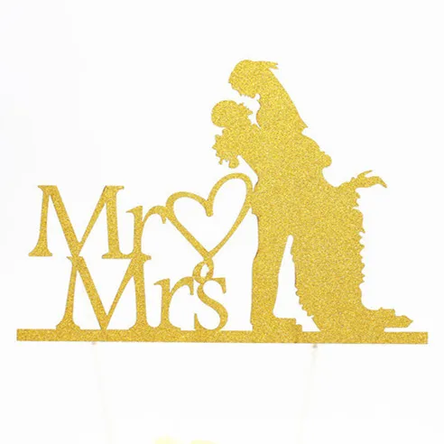 style 31 1 шт. блеск невесты быть любовь, сердце, свадьба торт Топпер Mr Mrs День Рождения украшения обертка Baby Shower центральные - Цвет: style 31