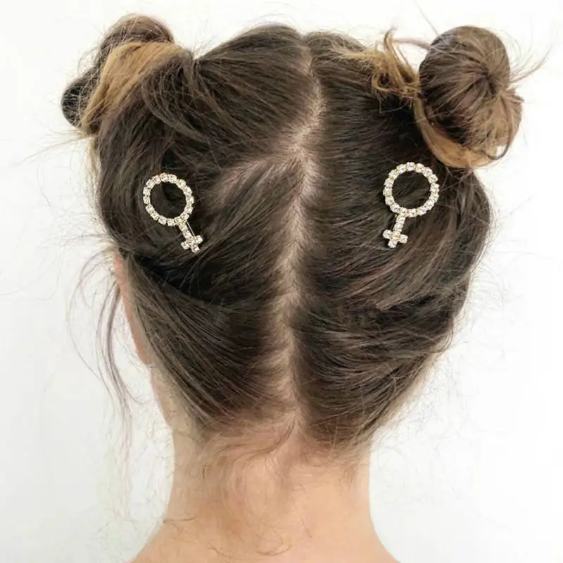 Заколка для волос в виде символа пола женщин и девушек| |