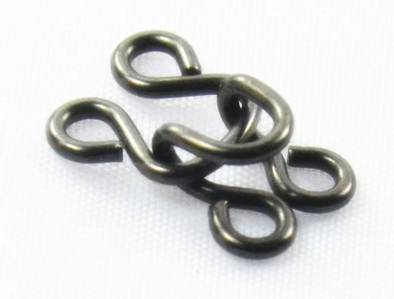 20 шт. черная металлическая Талия для одежды 16 мм|Пряжки и крючки| |