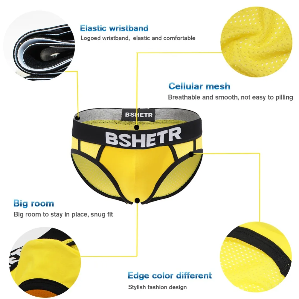 2019 новейший бренд Сетчатое Мужское нижнее белье сексуальные мужские плавки