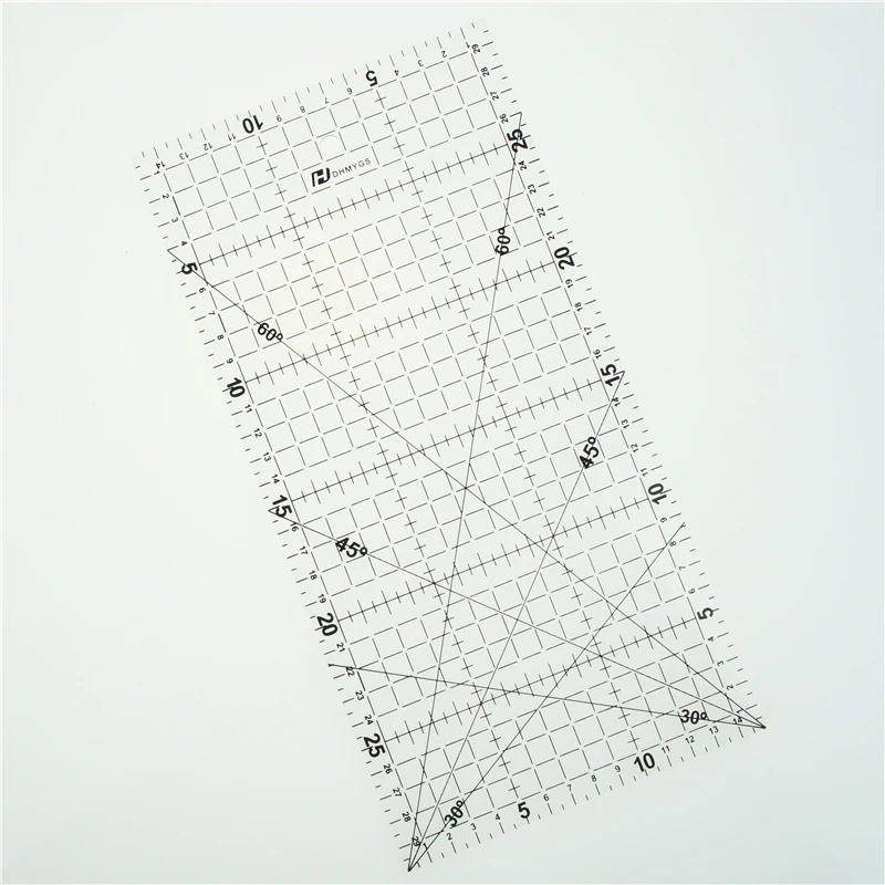 1 шт. линейка для стёганых изделий 30 х15 см|transparent ruler|patchwork rulerpatchwork ruler quilting |