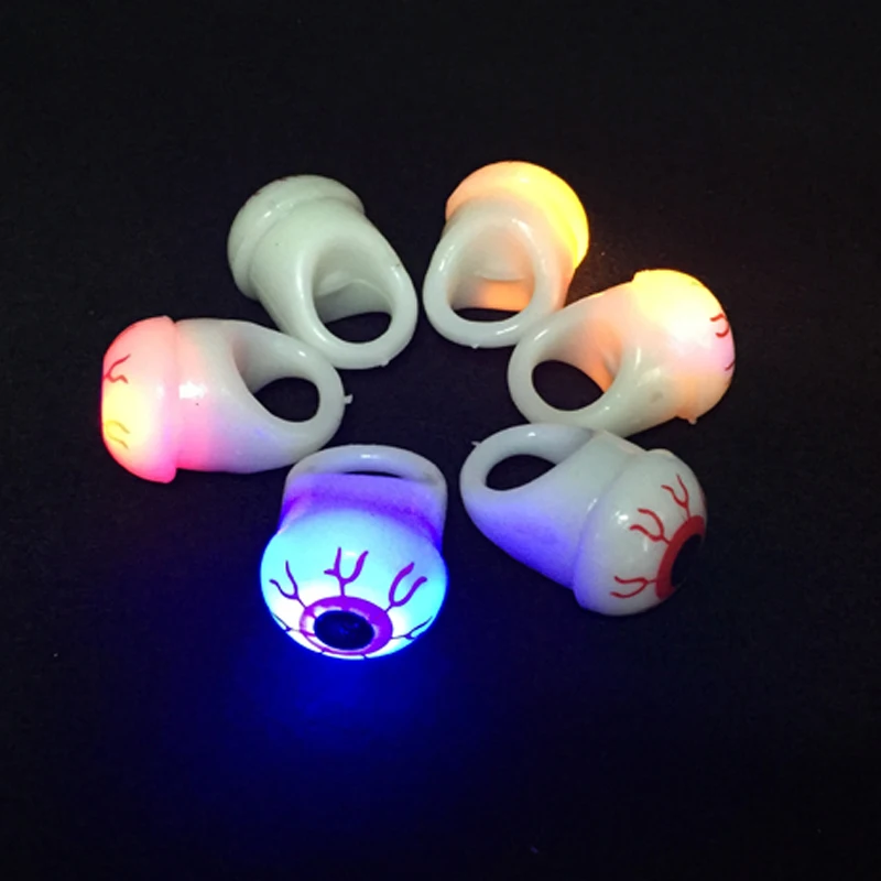 2018 светодиодная одежда 10 шт. светящиеся глаза кольцо игрушка мультяшный глазной