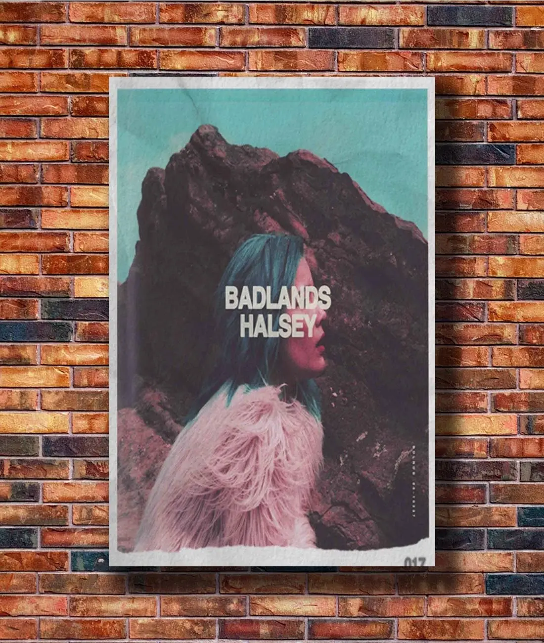 Q0644 Плакаты и принты Halsey Badlands поп музыки Обложка альбома певица звезда горячий