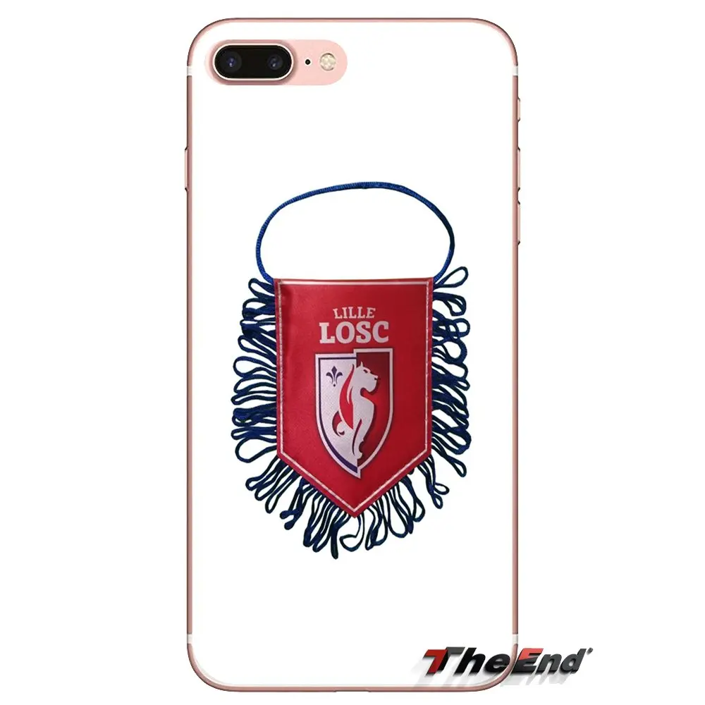 Для Huawei Mate Honor 4C 5C 5X 6X 7 7A 7C 8 9 10 8C 8X 20 Lite Pro Мягкий Силиконовый ТПУ чехол Losc Lille логотип