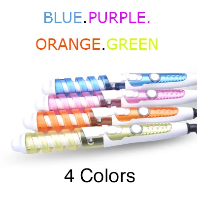 2016 спиральные скручиваемость керамический бигуди щипцы для завивки ролики Rizador