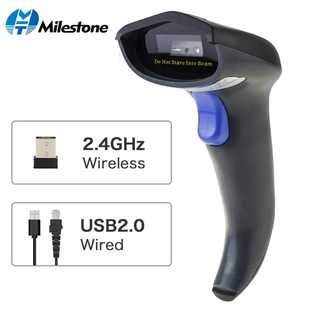 Веха MHT-W8 2D беспроводной сканер штрих-кода 2 4 ГГц USB2.0 проводной ручной для