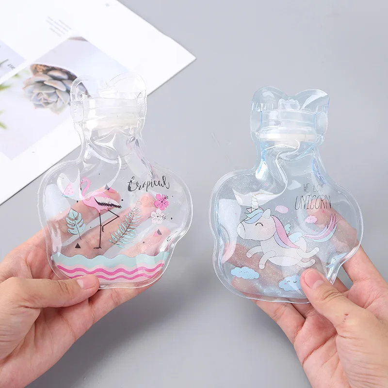 Фламинго мультфильм шаблон держать прохладу Kawaii Мода шикарный руки теплее