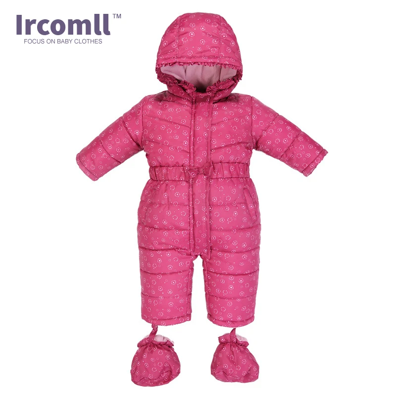 Новинка 2017 детские комбинезоны Ircomll плотный теплый комбинезон для малышей боди