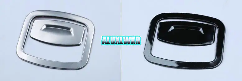 Подходит для Renault Koleos samsung QM6 автомобильное внутреннее покрытие: нержавеющая сталь коробка для хранения со-приводом ручка переключателя отделка крышки отделка 2 шт