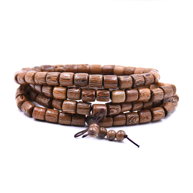 Многослойный браслет HYHONEY браслеты из натурального сандалового дерева