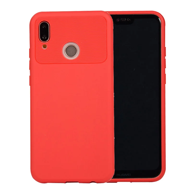 Для huawei Nova3 e чехол P20 Lite EMEA ANE-LX1 ANE-L21 для Nova 3e ANE-AL00 P 20 lite сплошной цвет ТПУ телефона |