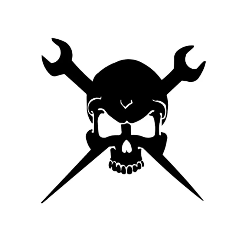 Гаечные ключи 14 2 см * 5 автомобильная наклейка в виде черепа винниловый декор