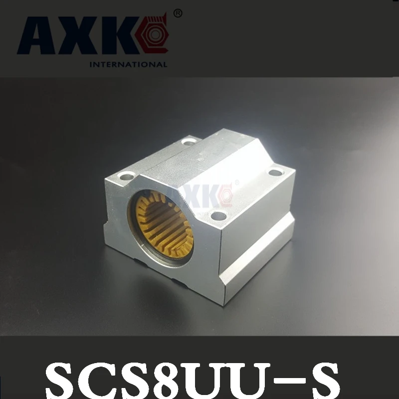 AXK SC8UU SCS8UU блок S для 8 мм вал направляющий рельс с линейным подшипником LM8UU