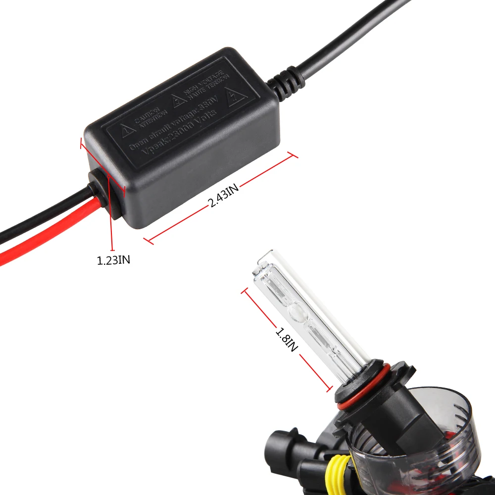 55 Вт комплект Xenon Headligt HID Canbus Error Canbus Canceller H1 H7 H11 9005 9006 автомобильный головной светильник, противотуманный светильник с цифровым балластным Реактором