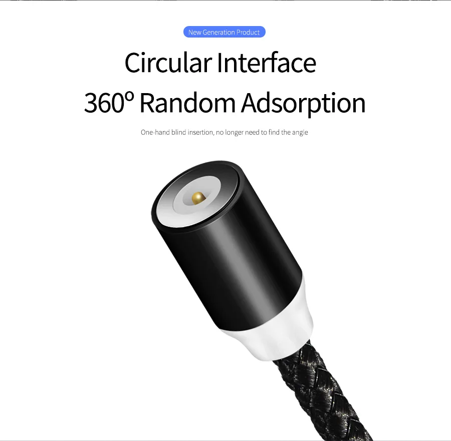 Двойной Магнитный кабель type-C USB C 1,2 м 2A кабель для светодиодного зарядного устройства Магнитный зарядный провод type-C для Xiaomi MIX 2S для huawei P20