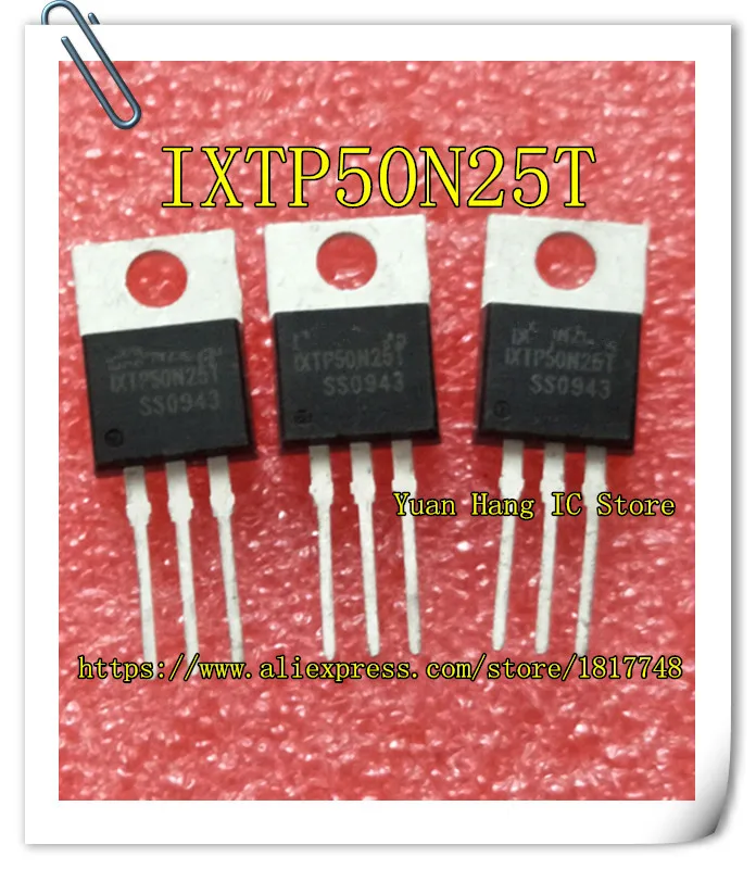 10 шт./лот IXTP50N25T IXTP50N25 TP50N25T TO 220 50N25|Аксессуары для батарей и ЗУ| |