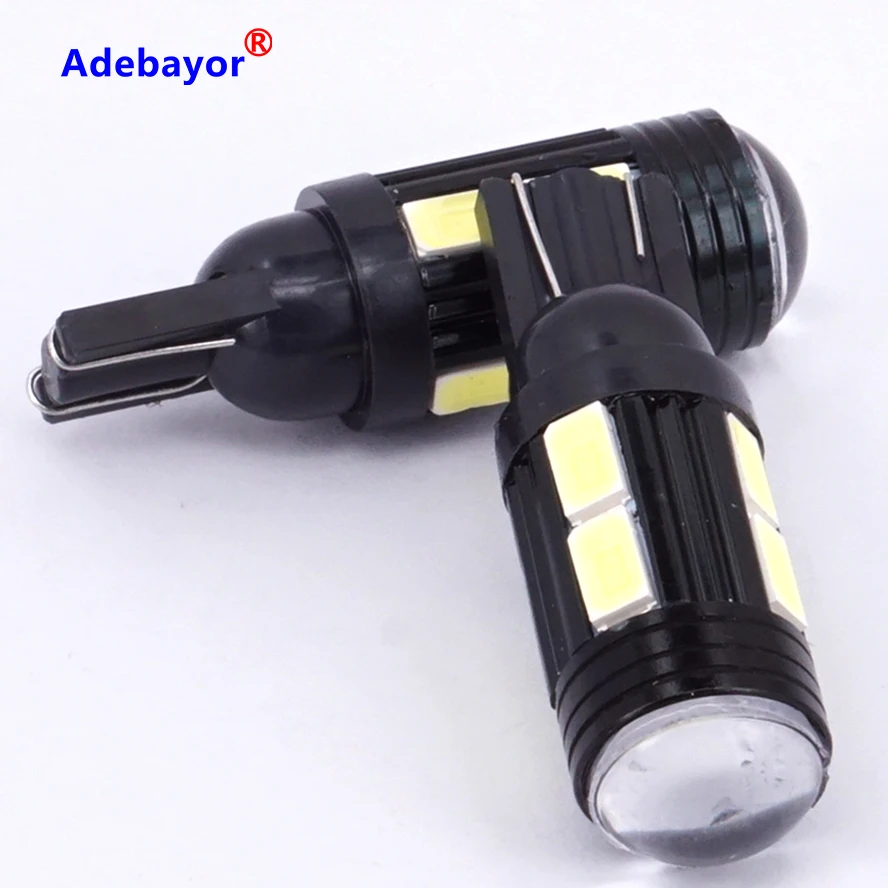 50 шт. T10 194 W5W 10 SMD 5630 светодиодный дверь автомобиля номерной знак радиатор для