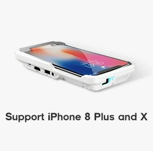 Горячая проектор с HDMI кабелем Airplay домашний кинотеатр видео проекторы встроенный аккумулятор DLP 1400 китайская фабрика для iPhone 8