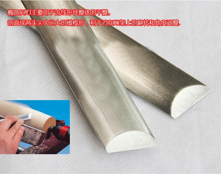 A2014-A HSS Oval Skew Chisel 28mm width Woodturning Tool | Инструменты