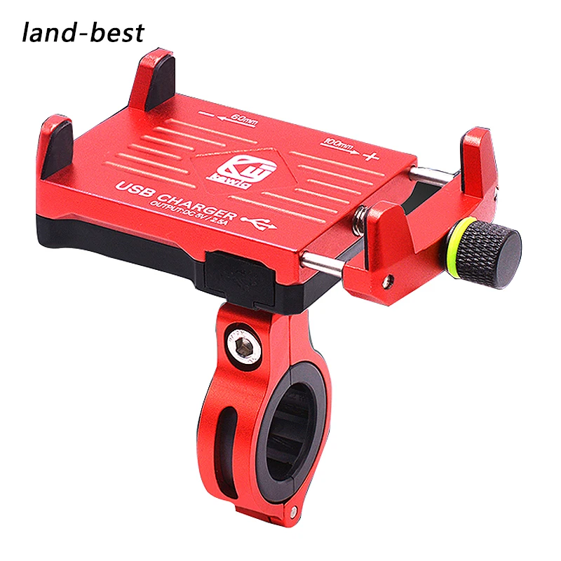 Высокое качество держатель для телефона мотоцикла с USB зарядным устройством 12 24V